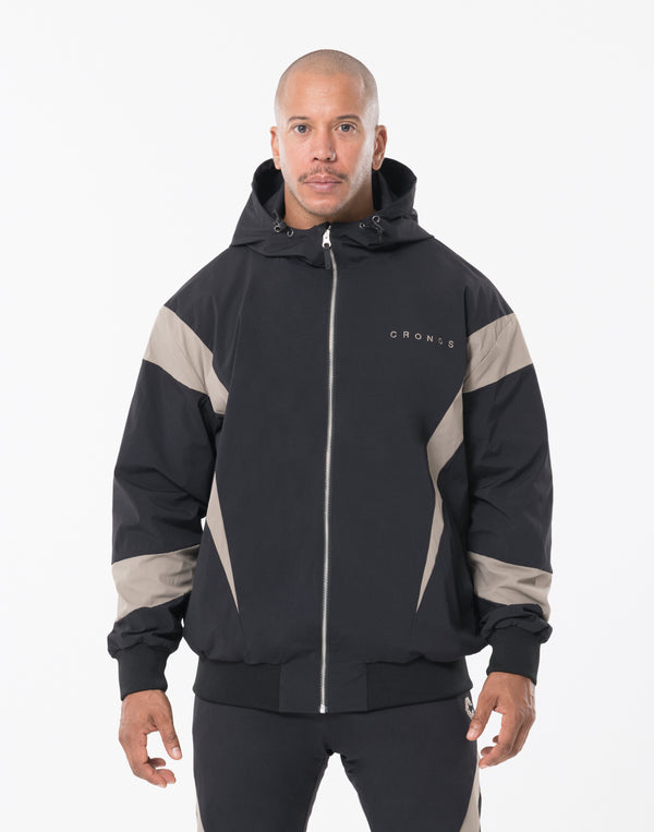 CRONOS ACTIVE WINDBREAKER [BLACK×TAUPE]