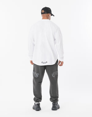 CRONOS BLACKLETTER Long Pants [V BLACK×WHITE]