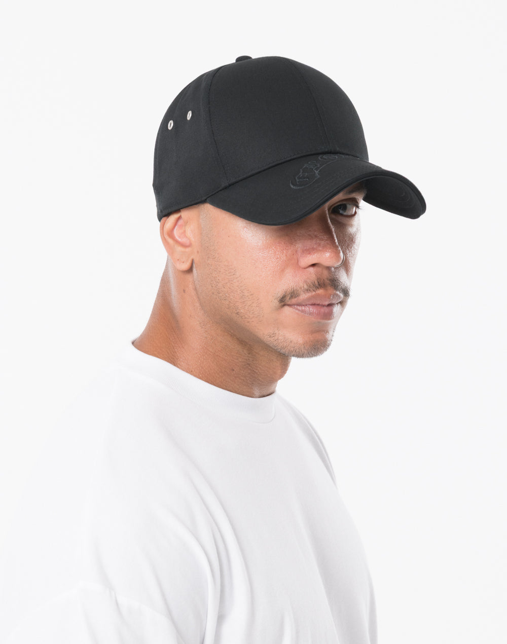 CRONOS BLACKLETTER  CAP【BLACK】