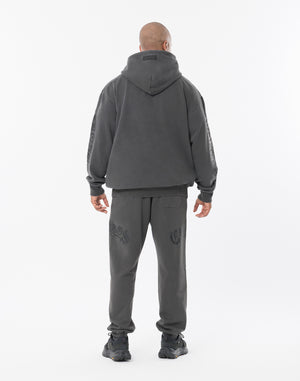 CRONOS BLACKLETTER Long Pants [V BLACK×BLACK]