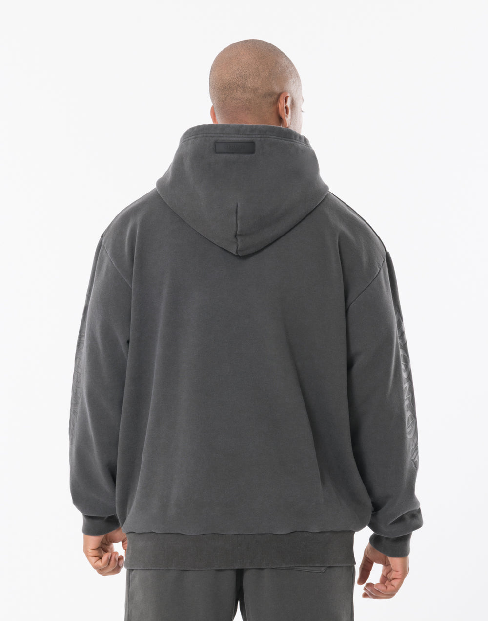 CRONOS BLACKLETTER HOODIE [V BLACK×BLACK]