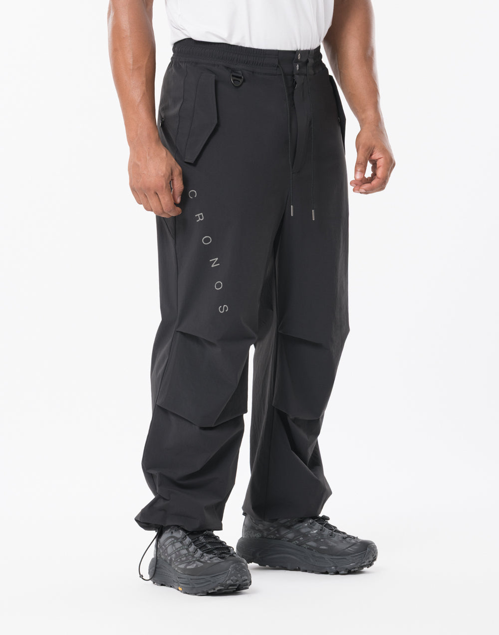 CRONOS FLEX 2WAY WIDE PANTS【BLACK】