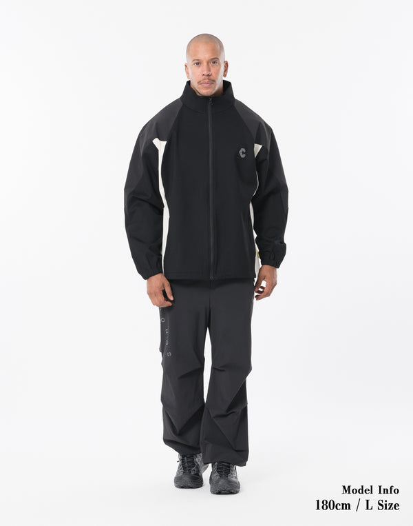 CRONOS  WIDE FLEX ZIP STAND BLOUSON【BLACK】
