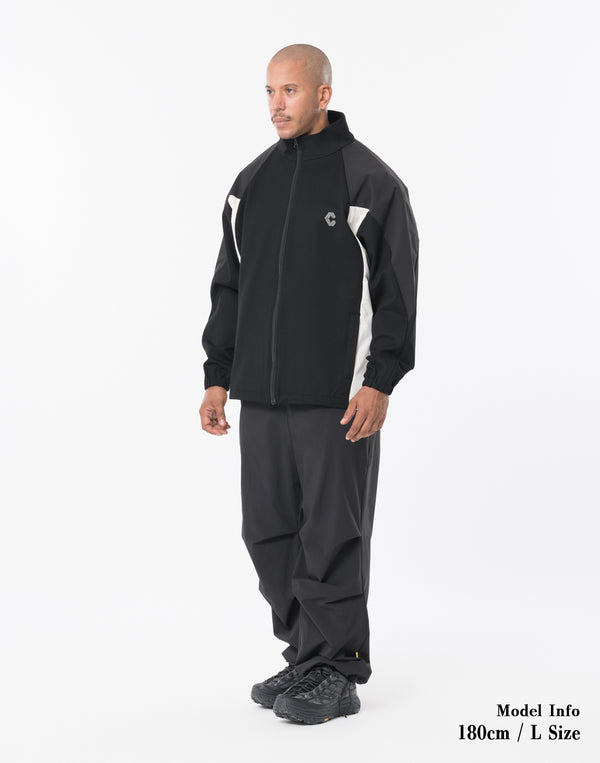 CRONOS  WIDE FLEX ZIP STAND BLOUSON【BLACK】