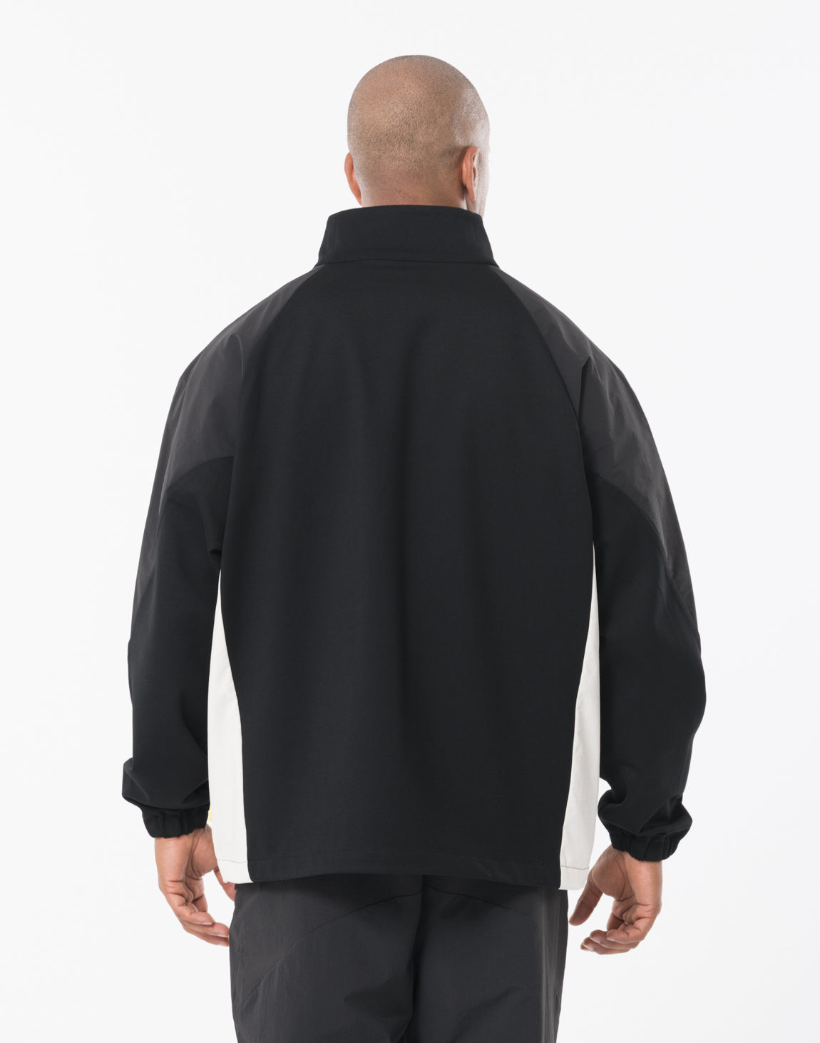 CRONOS ブラック メンズジャケット　Sサイズ CRONOS BLACK STRIPED JACKET【BLACK×BLACK】