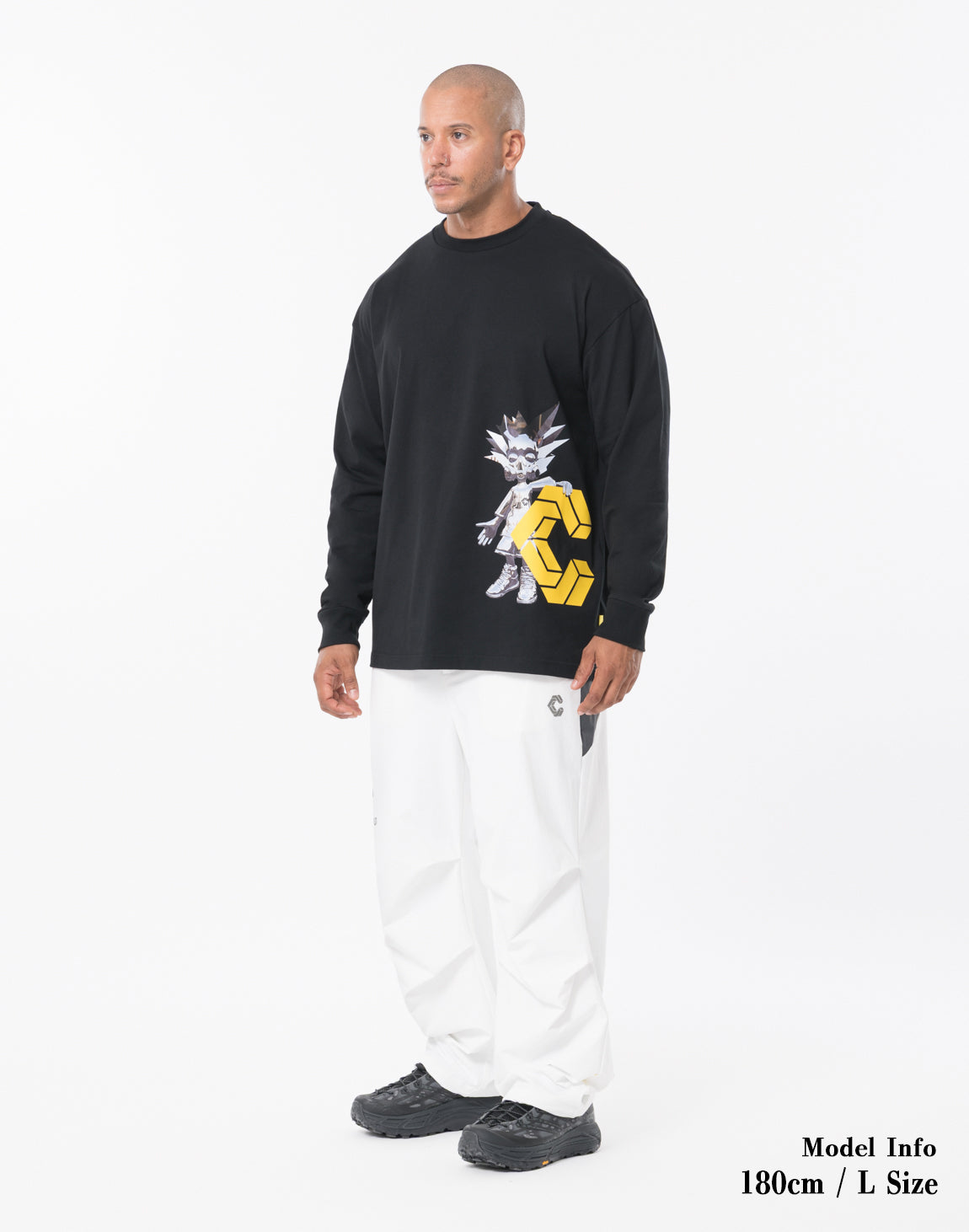 CRONOS × KAREZMAD ARTWORK L/S TEE【BLACK】