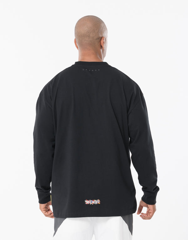 CRONOS × KAREZMAD ARTWORK  L/S TEE【BLACK】