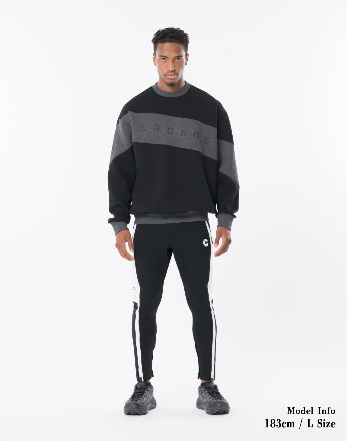 CRONOS MODERN LITE SWEAT【BLACK】