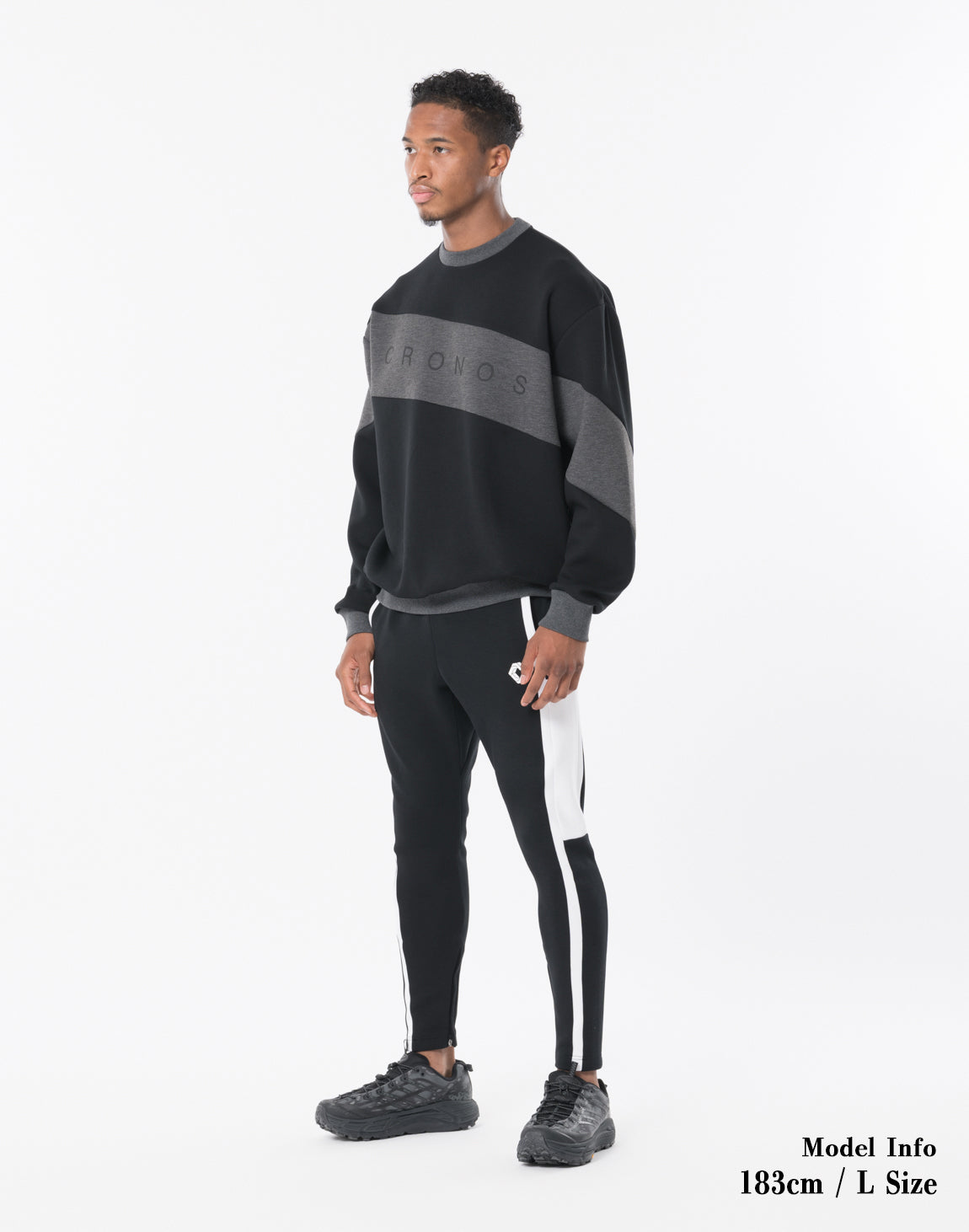 CRONOS MODERN LITE SWEAT【BLACK】