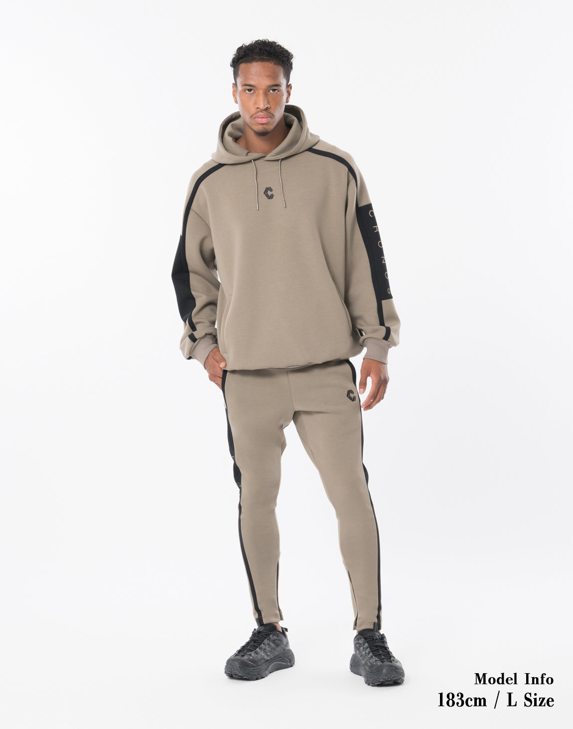 CRONOS LITE VOLUME HOODIE【TAUPE】