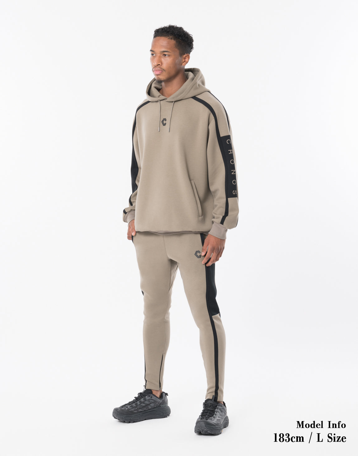 CRONOS LITE VOLUME HOODIE【TAUPE】
