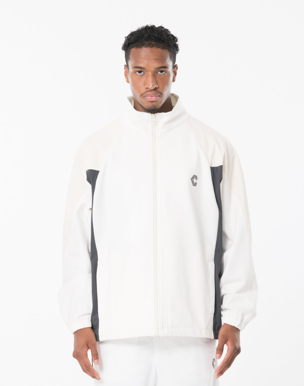 CRONOS  WIDE FLEX ZIP STAND BLOUSON【WHITE】