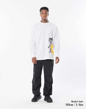 CRONOS × KAREZMAD ARTWORK  L/S TEE【WHITE】