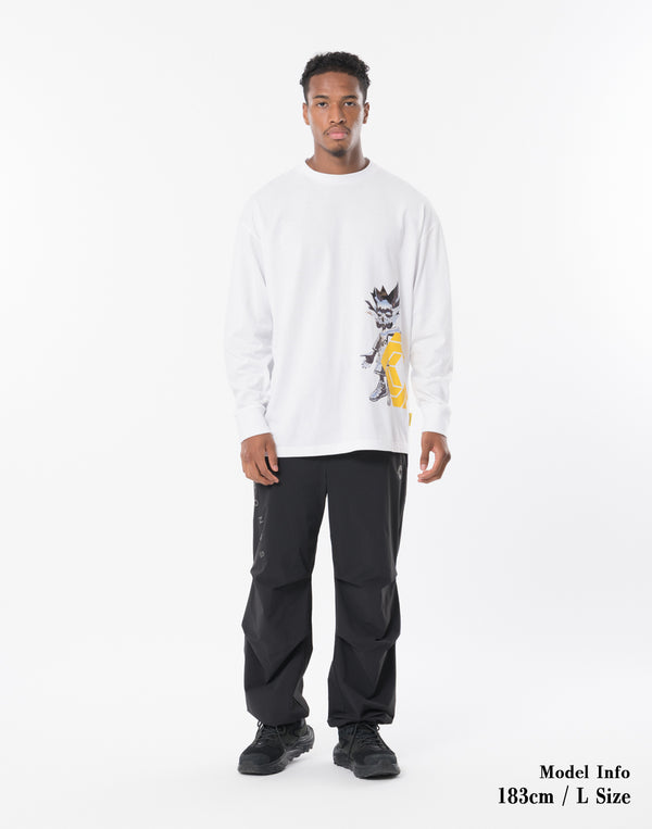 CRONOS × KAREZMAD ARTWORK  L/S TEE【WHITE】