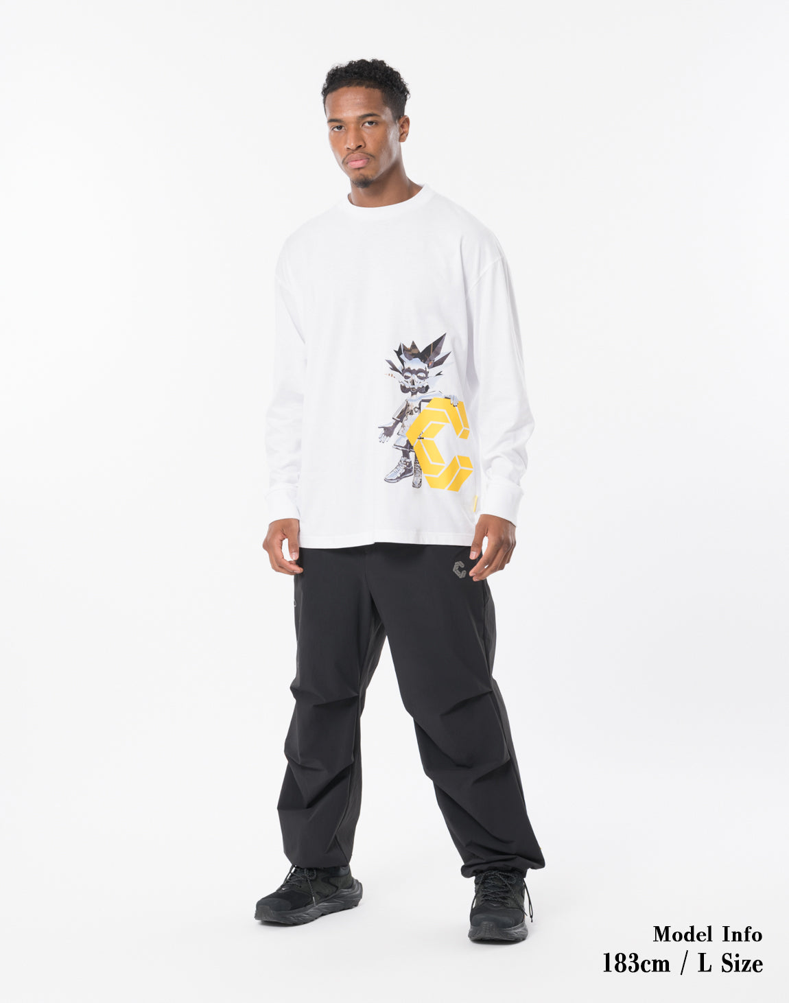 CRONOS × KAREZMAD ARTWORK L/S TEE【WHITE】