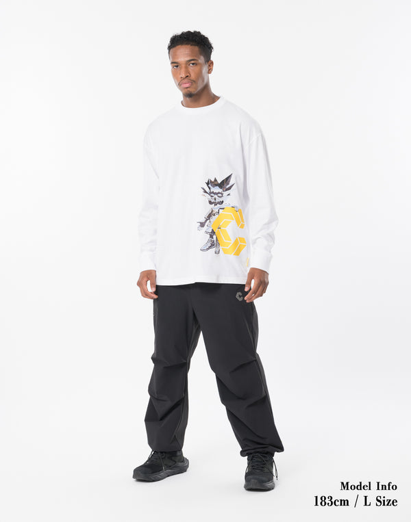 CRONOS × KAREZMAD ARTWORK  L/S TEE【WHITE】
