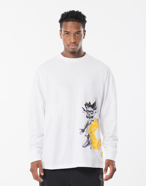 CRONOS × KAREZMAD ARTWORK  L/S TEE【WHITE】