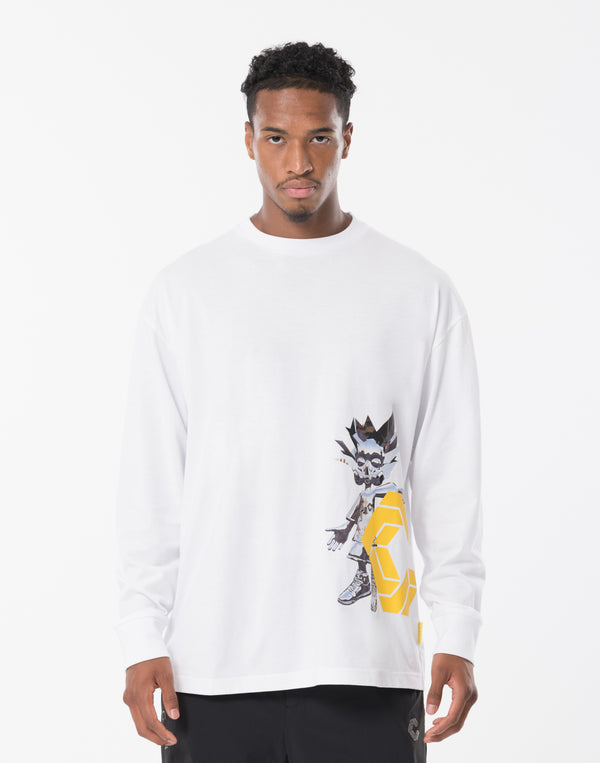 CRONOS × KAREZMAD ARTWORK  L/S TEE【WHITE】
