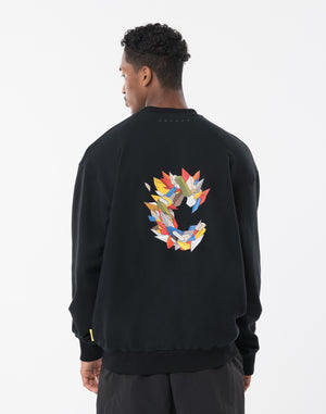 CRONOS × KAREZMAD ARTWORK SWEAT TRAINER【BLACK】