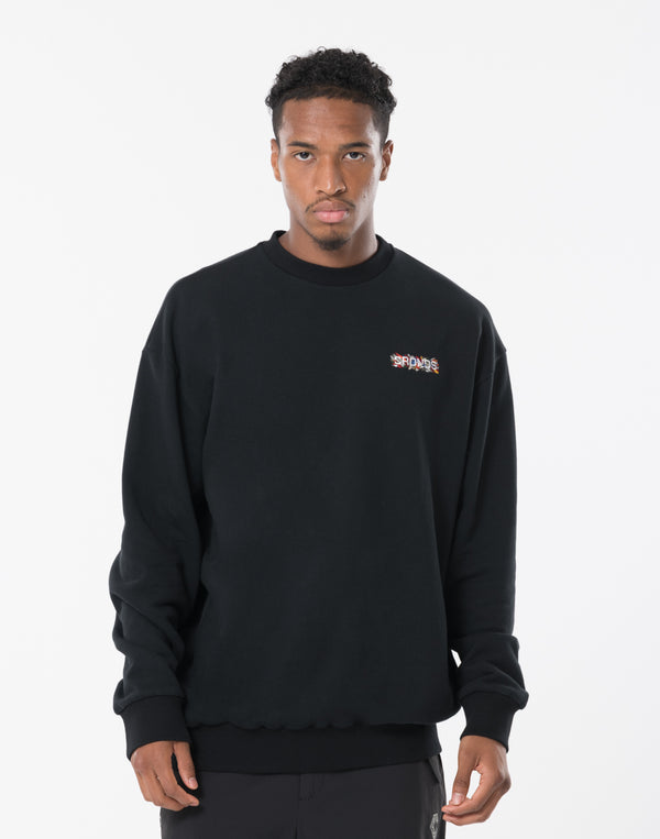 CRONOS × KAREZMAD ARTWORK SWEAT TRAINER【BLACK】