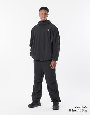 CRONOS FLEX 2WAY WIDE PANTS【BLACK】