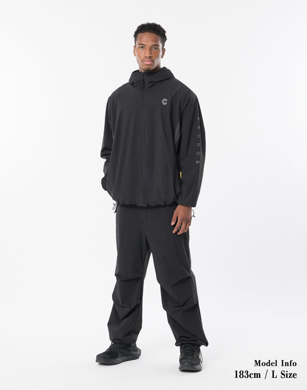 CRONOS FLEX 2WAY WIDE PANTS【BLACK】