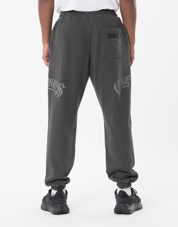 CRONOS BLACKLETTER Long Pants [V BLACK×WHITE]