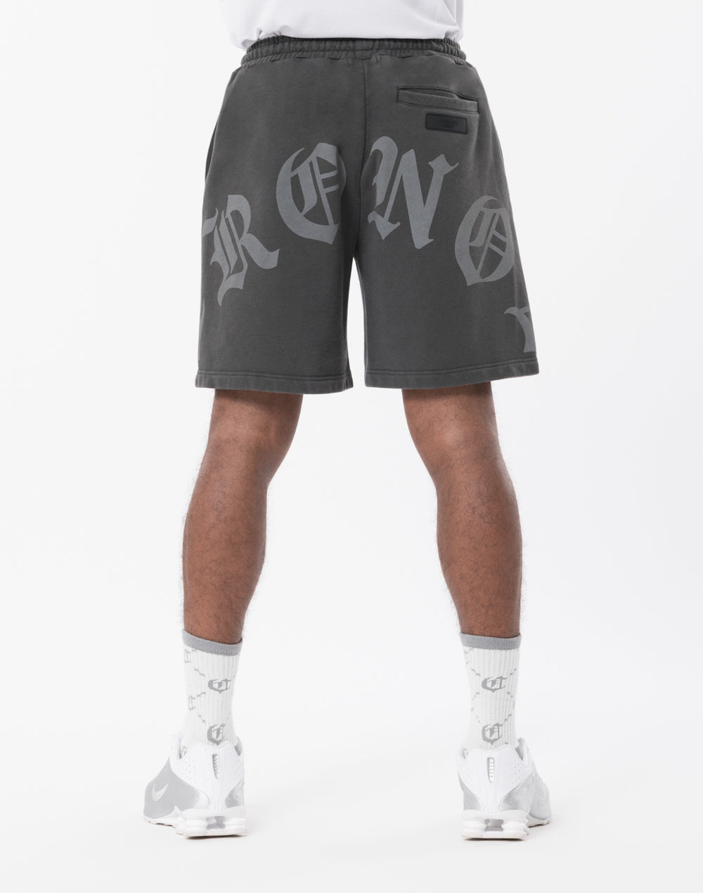 CRONOS BLACKLETTER Shorts【V BLACK×WHITE】