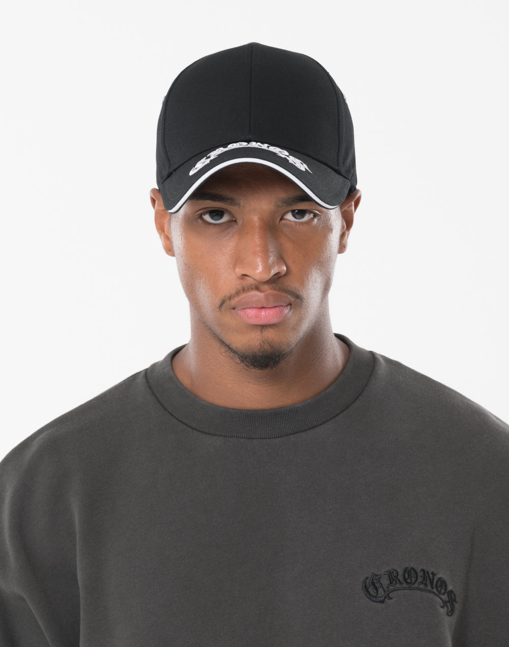CRONOS BLACKLETTER  CAP【WHITE】