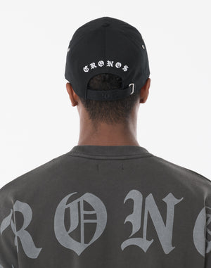 CRONOS BLACKLETTER  CAP【WHITE】