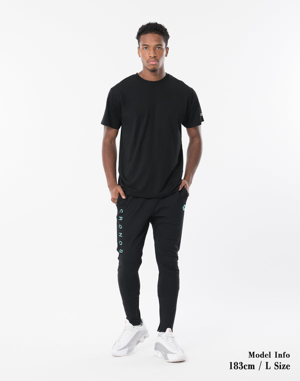 CRONOS ACTIVE SLIM Long Pants【BLACK×T.BLUE】