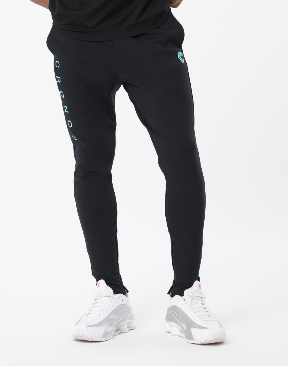 CRONOS ACTIVE SLIM Long Pants【BLACK×T.BLUE】