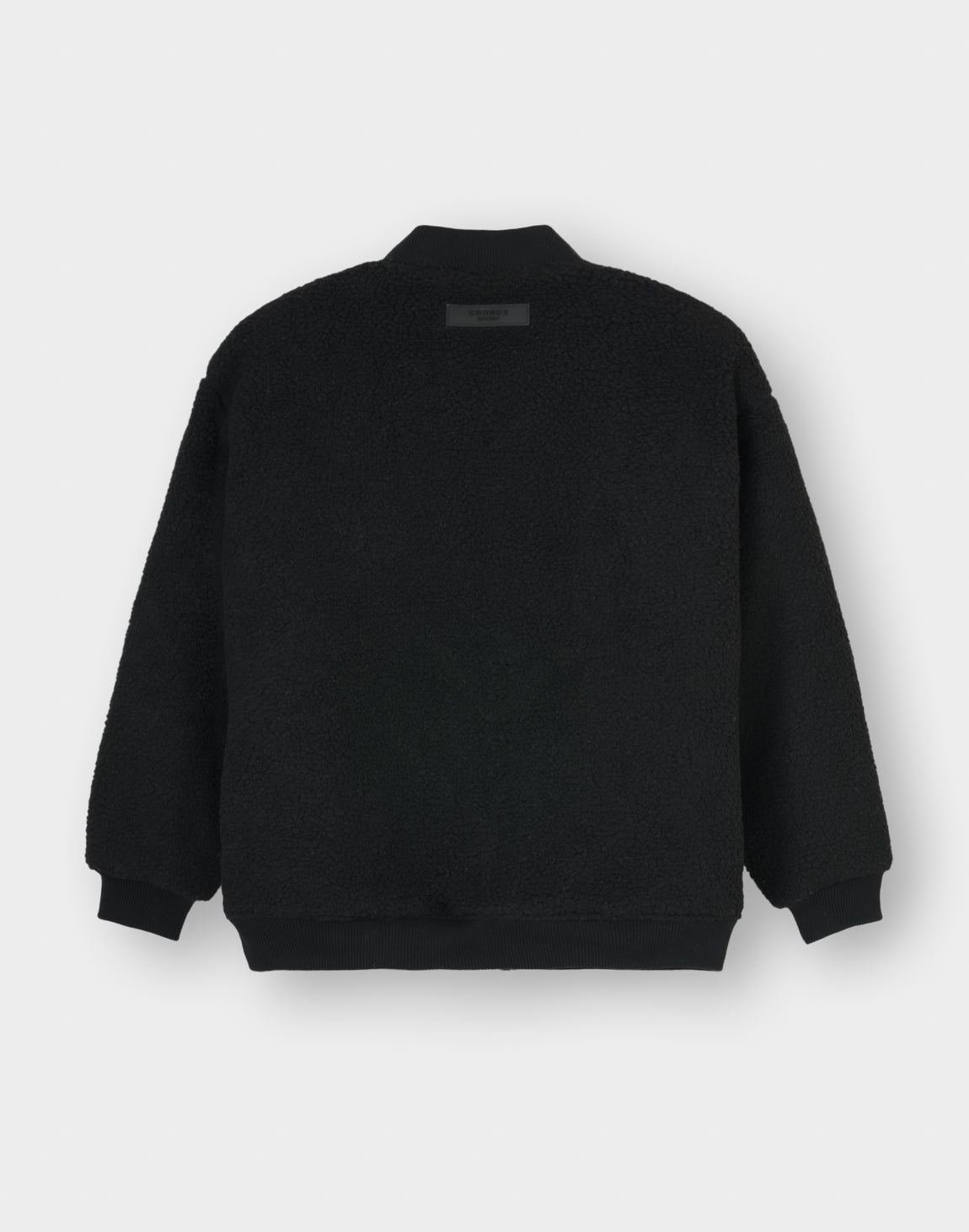 CRONOS WOMEN Oversized Boa MA-1【BLACK】
