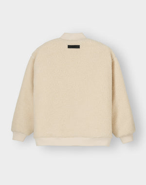 CRONOS WOMEN Oversized Boa MA-1【WHITE】