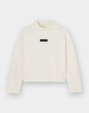 CRONOS WOMEN Soft Touch Turtleneck【WHITE】