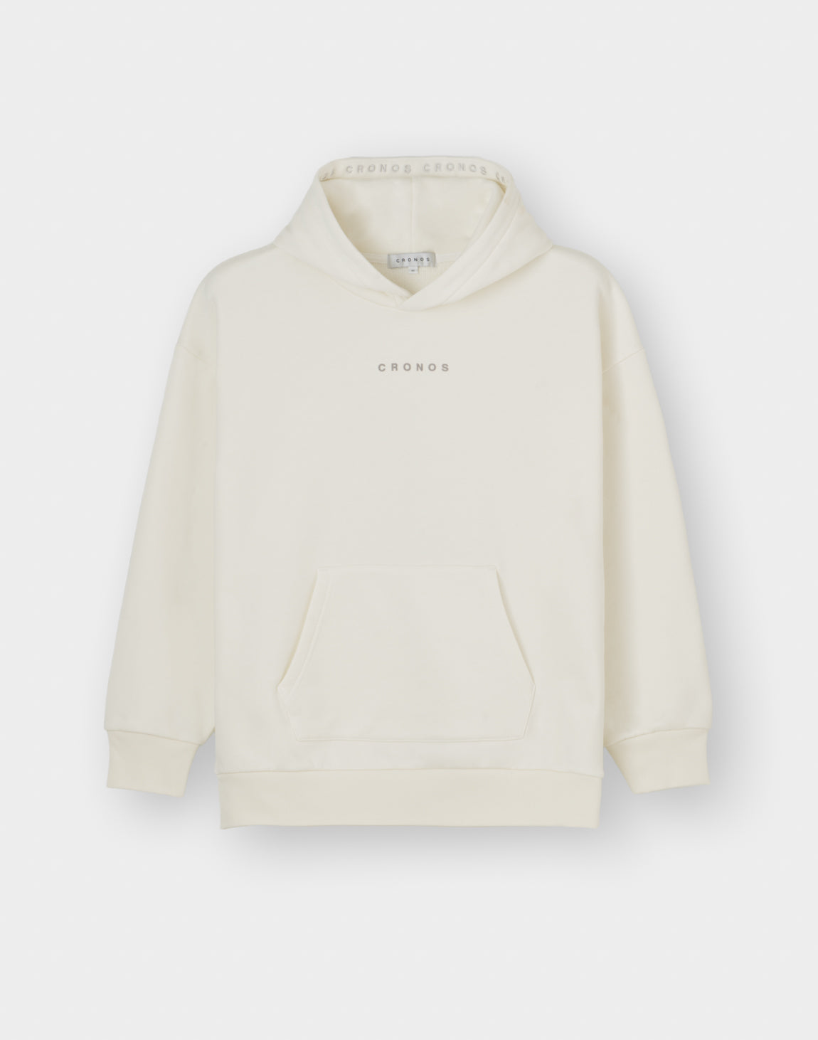 CRONOS WOMEN Neutral Tone Heavyweight Hoodie [WHITE]