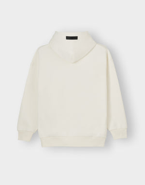 CRONOS WOMEN Neutral Tone Heavyweight Hoodie【WHITE】