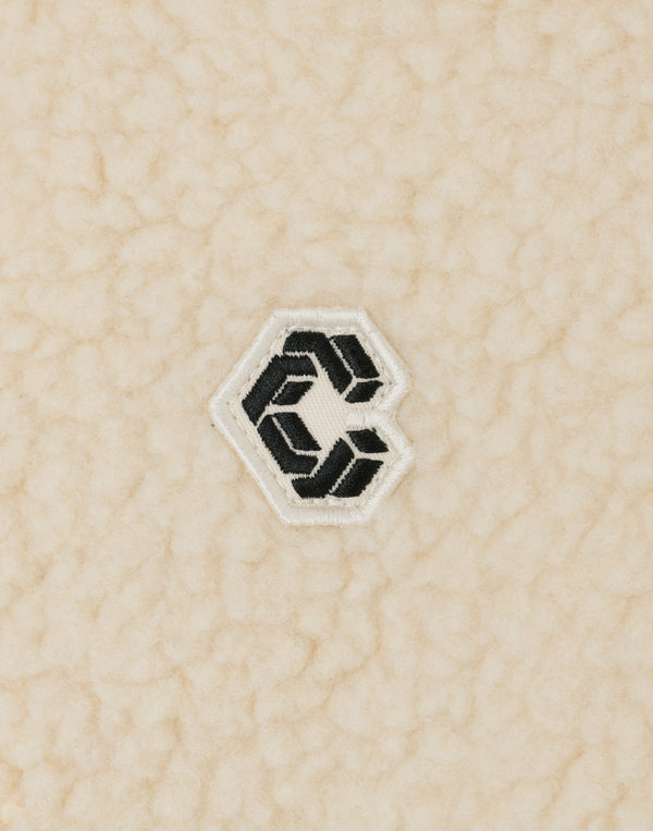 CRONOS WOMEN Oversized Boa MA-1【WHITE】