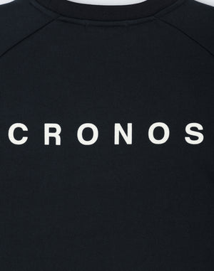 CRONOS WOMEN Neutral Tone Heavyweight Sweat【BLACK】