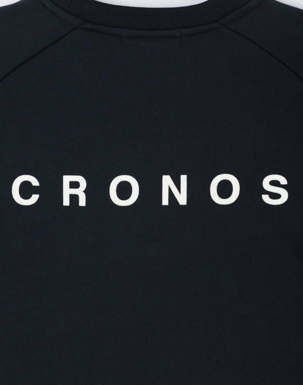 CRONOS WOMEN Neutral Tone Heavyweight Sweat【BLACK】