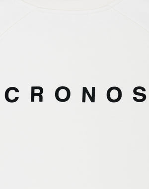 CRONOS WOMEN Neutral Tone Heavyweight Sweat【WHITE】
