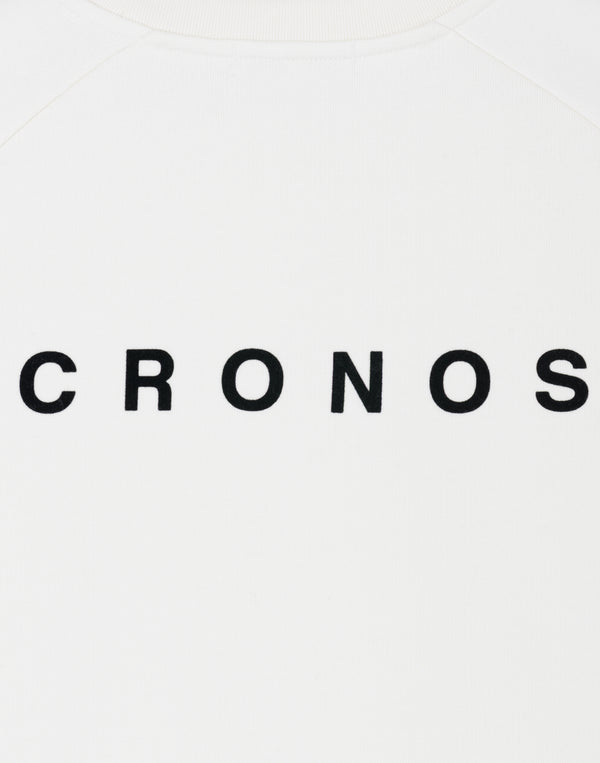 CRONOS WOMEN Neutral Tone Heavyweight Sweat【WHITE】