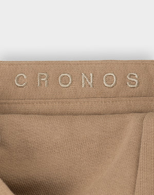 CRONOS WOMEN Neutral Tone Heavyweight Hoodie【BEIGE】