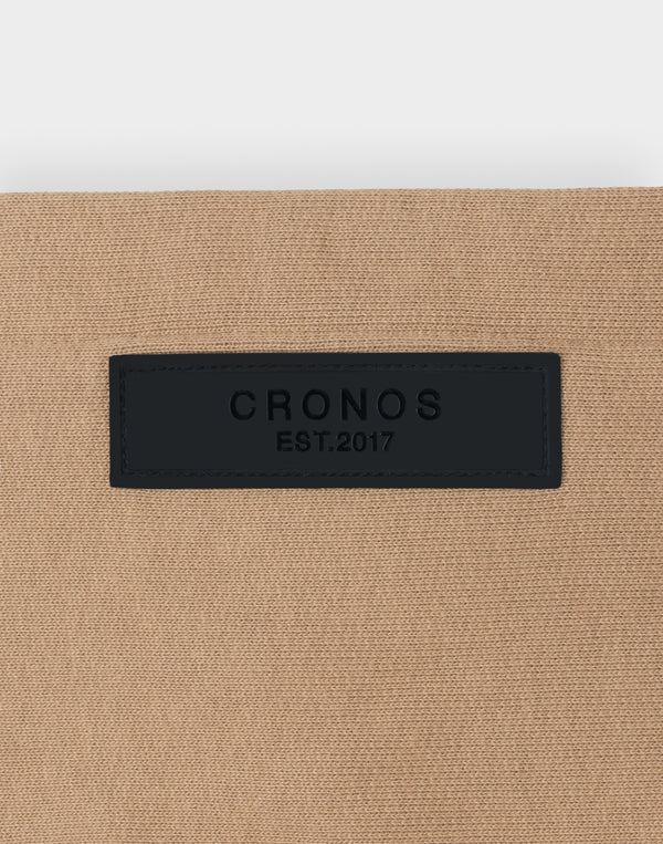 CRONOS WOMEN Neutral Tone Heavyweight Hoodie【BEIGE】