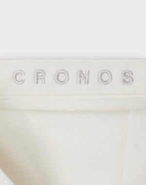 CRONOS WOMEN Neutral Tone Heavyweight Hoodie【WHITE】