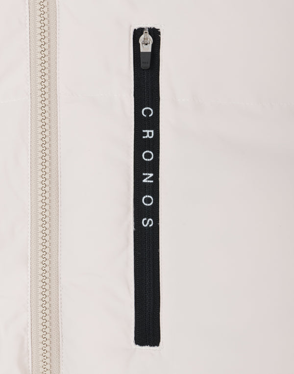 CRONOS WOMEN Lightweight Hooded Blouson【WHITE】