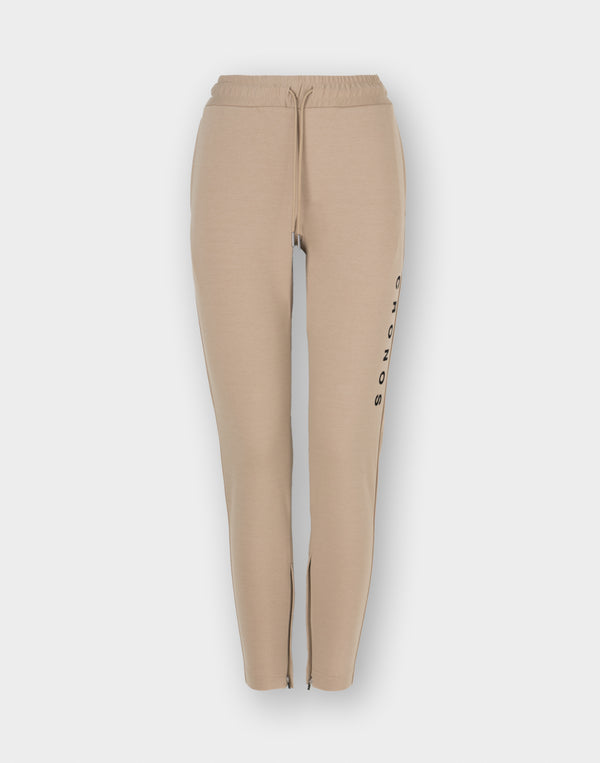 CRONOS WOMEN High-Tension ActivePants【BEIGE】