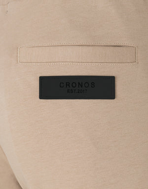 CRONOS WOMEN High-Tension ActivePants【BEIGE】