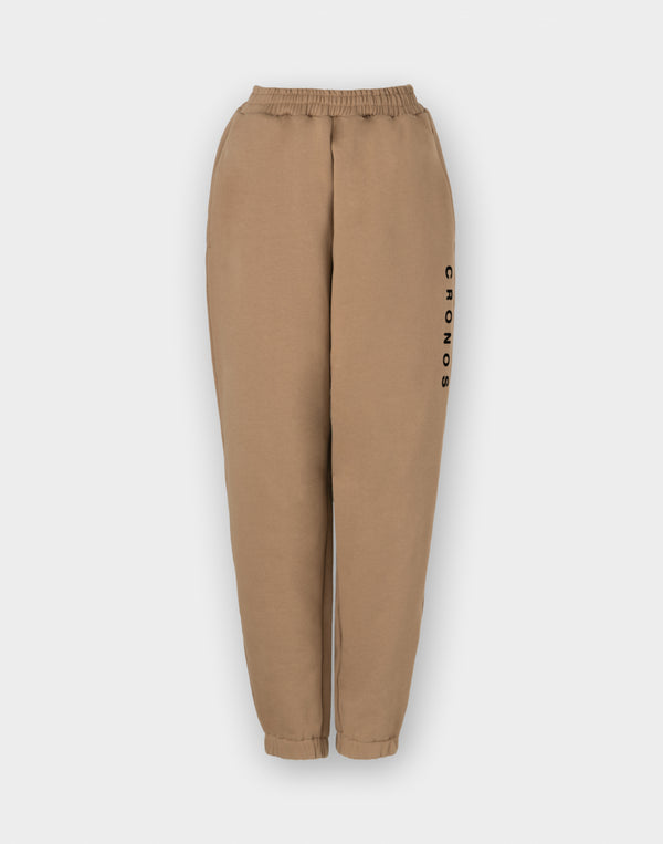 CRONOS WOMEN Neutral Tone Long Pants【BEIGE】