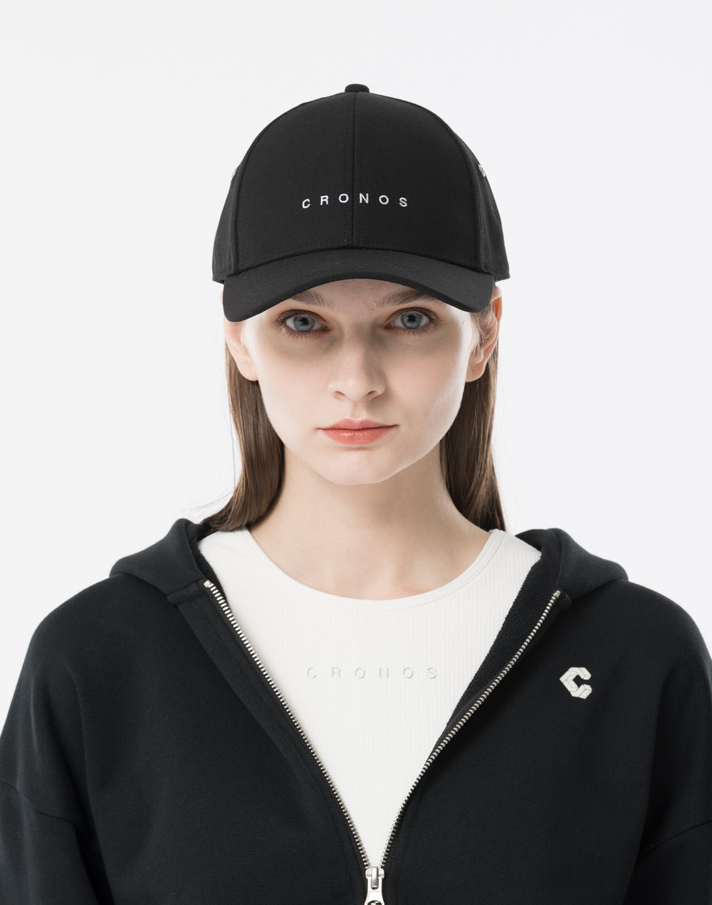 CRONOS WOMEN Refined Wool Cap【BLACK】